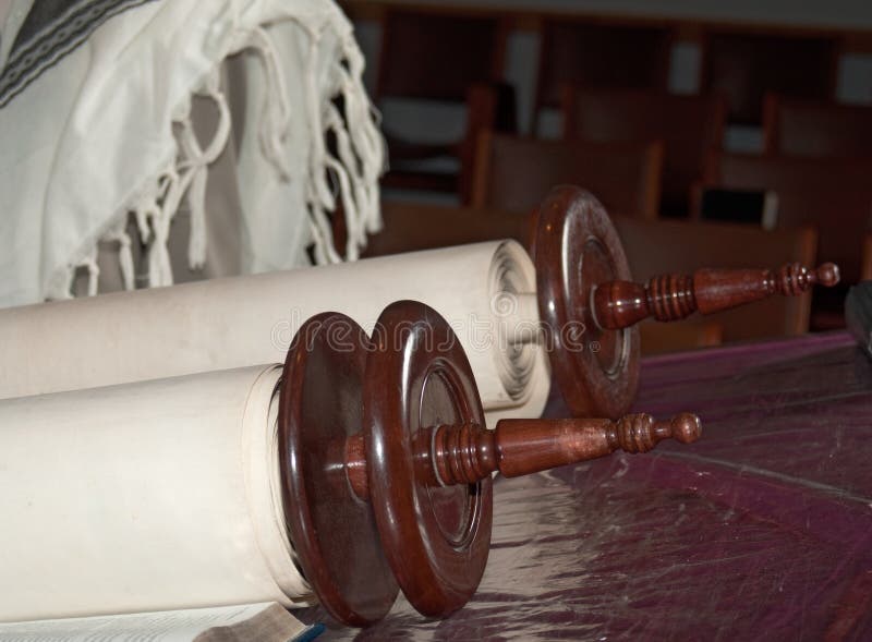 Jewish Torah scroll detail stock image Jewish Torah scroll detail stock image