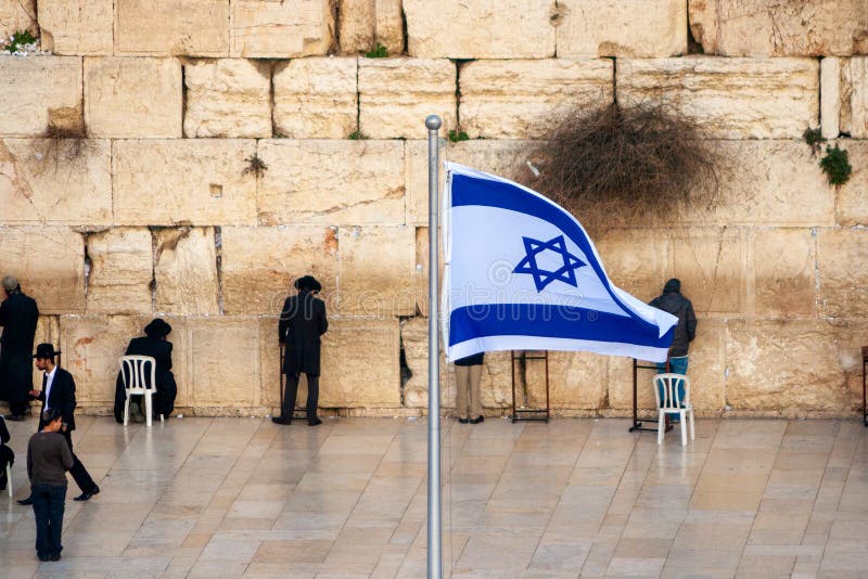 Jewish worshipers Western Wailing Wall jerusalem israel royalty free stock photos Jewish worshipers Western Wailing Wall jerusalem israel royalty free stock photos