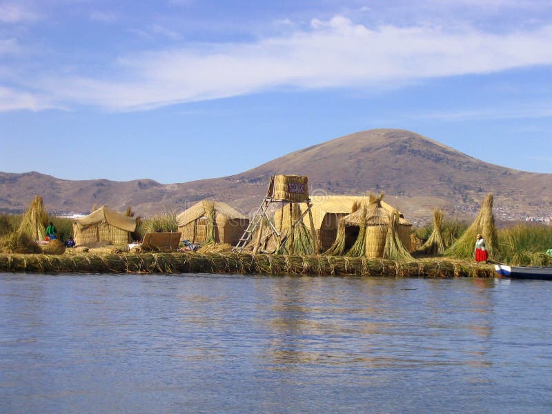 Jeziorny titicaca obraz stock