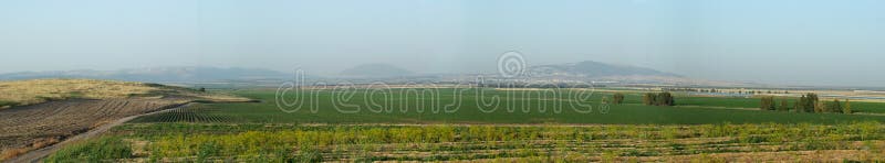 Jezreel Valley the Revelation Scenario stock photos Jezreel Valley the Revelation Scenario stock photos
