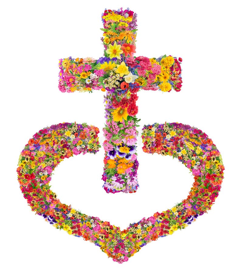 Jezus Chrystus krzyż w mój sercu ilustracji Jezus Chrystus krzyż w mój sercu ilustracji