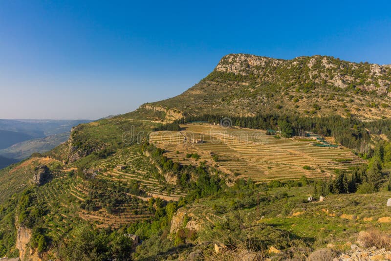 Jezzine landscapes skyle cityscape South Lebanon