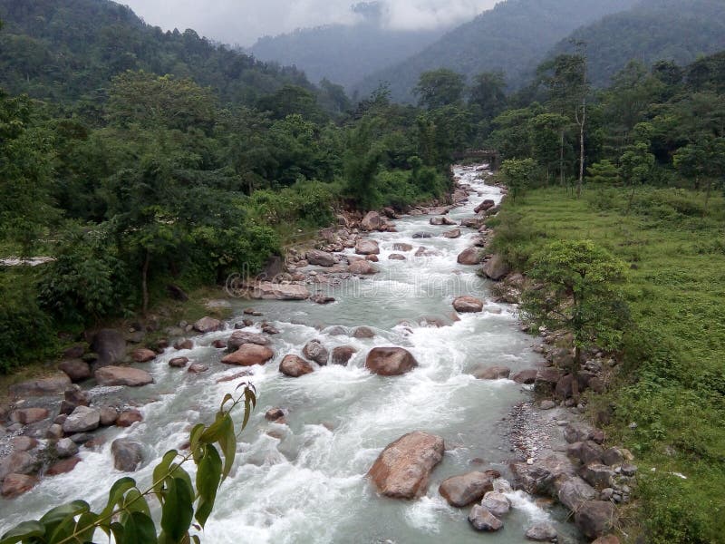 At Jhalong stock photo. Image of beautyhills, jhalong - 56281016