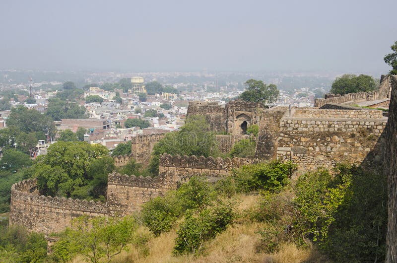 Jhansi Fort, Jhansi, Uttar Pradesh state of India. stock photo Jhansi Fort, Jhansi, Uttar Pradesh state of India. stock photo
