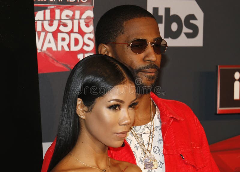 Jhene Aiko en Groot Sean royalty-vrije stock fotografie