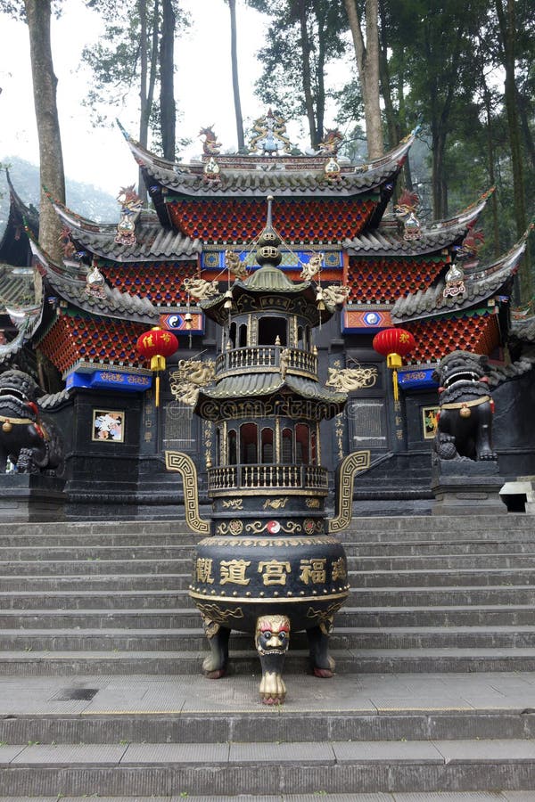 Jianfu palace in Qingcheng mountain