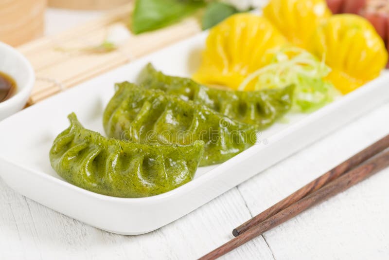Jiaozi, Har Gow y Siu Mai imágenes de archivo libres de regalías Jiaozi, Har Gow y Siu Mai imágenes de archivo libres de regalías