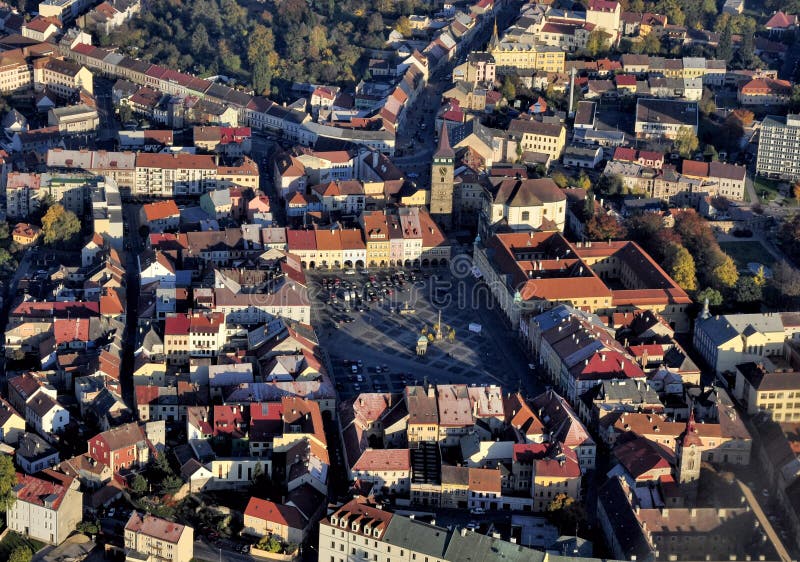 Jicin town square fly photo