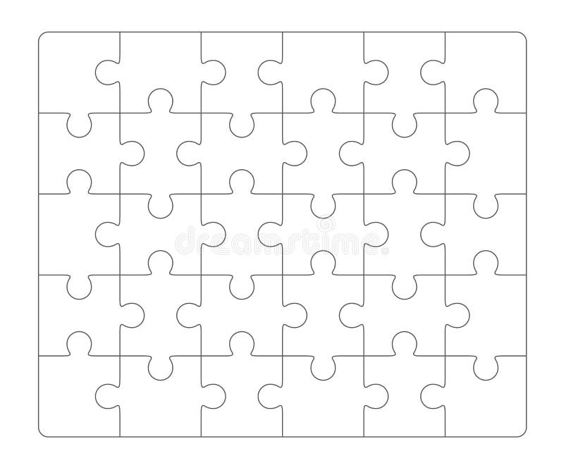 Puzzle Template 8 Pieces from thumbs.dreamstime.com