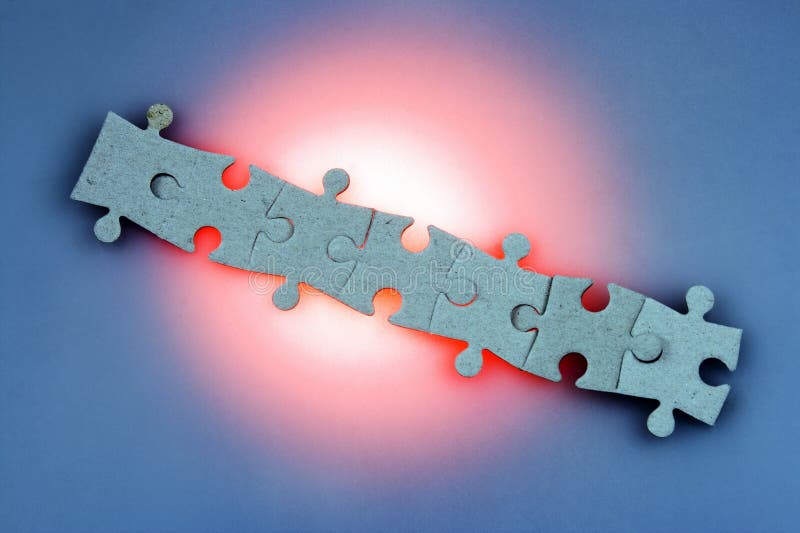 Jigsaw Puzzle Link stock images Jigsaw Puzzle Link stock images