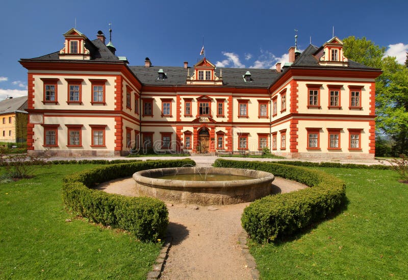 Jilemnice castle in Czech republic