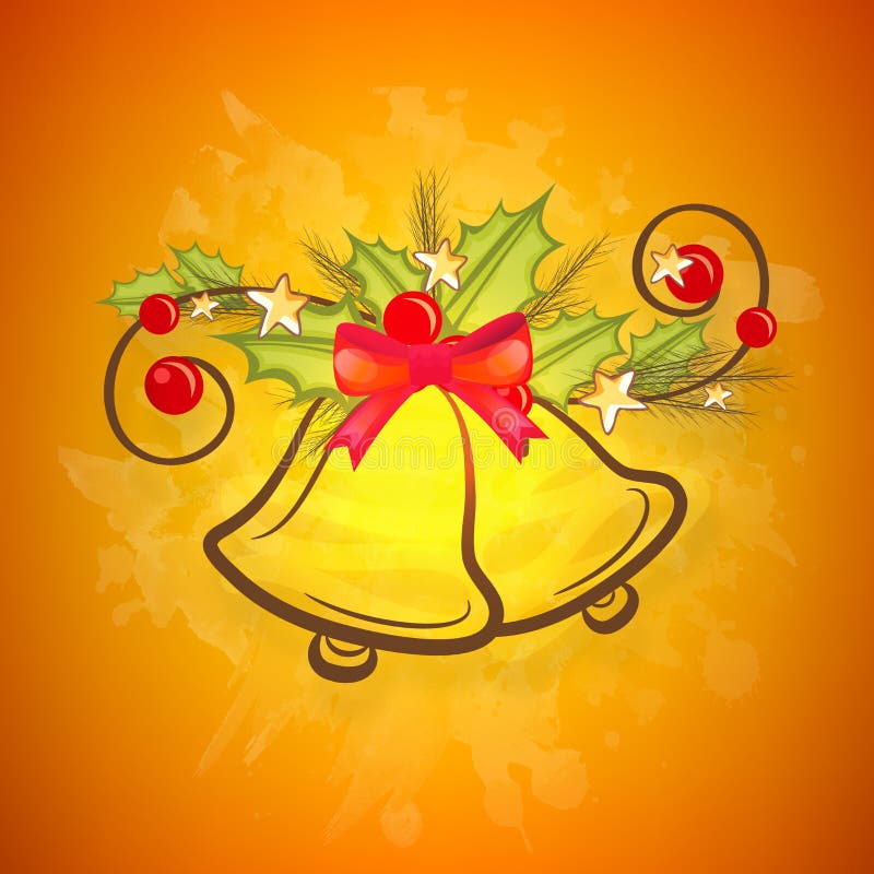 Jingle bells desenho à mão letras
