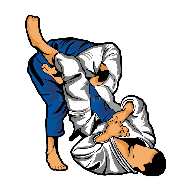 brazilian jiu jitsu clip art