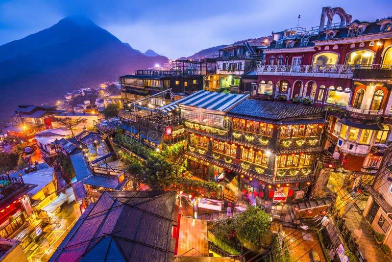 Jiufen, Tajwan fotografia royalty free