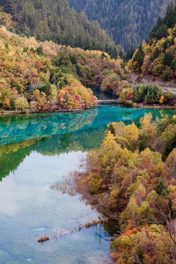 Jiuzhaigou National Park Stock Image Image Of Forest 28341149