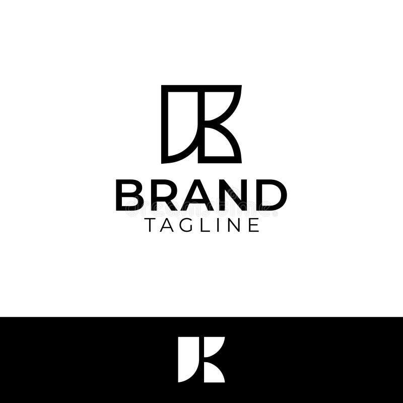 JK, KJ, J, K Letters Logo design Abstract Monogram vector illustration