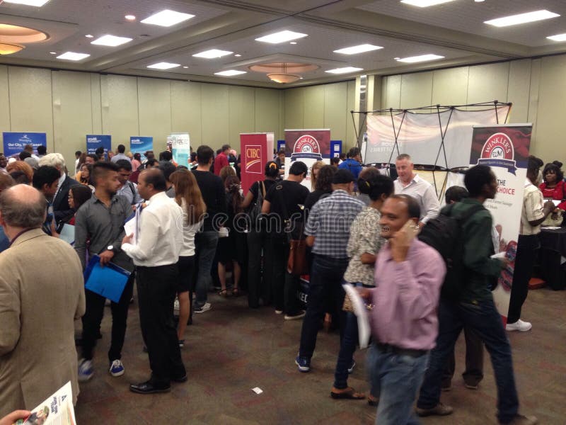 Feira de emprego imagens de stock royalty free