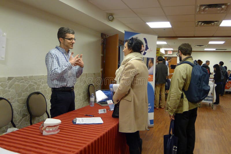 Feira de Emprego em Vancouver imagem de stock royalty free