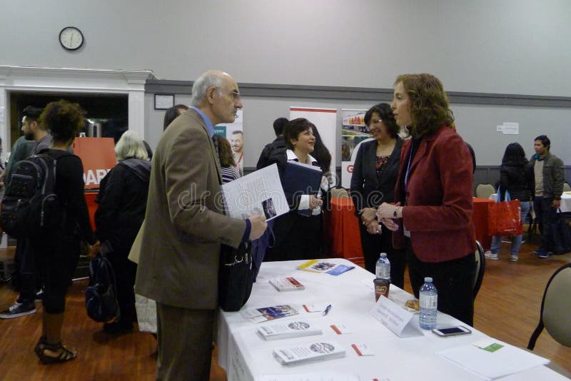 Feira de Emprego em Vancouver foto de stock royalty free