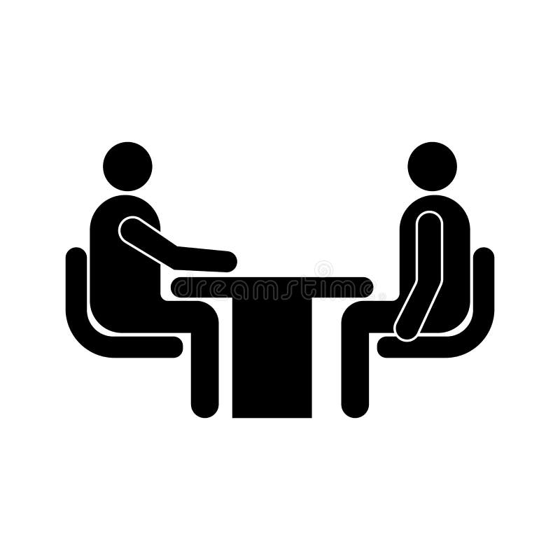 job interview icon. royalty free illustration job interview icon. royalty free illustration