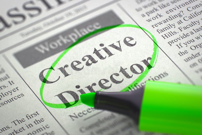 Job Opening Creative Director. 3D.