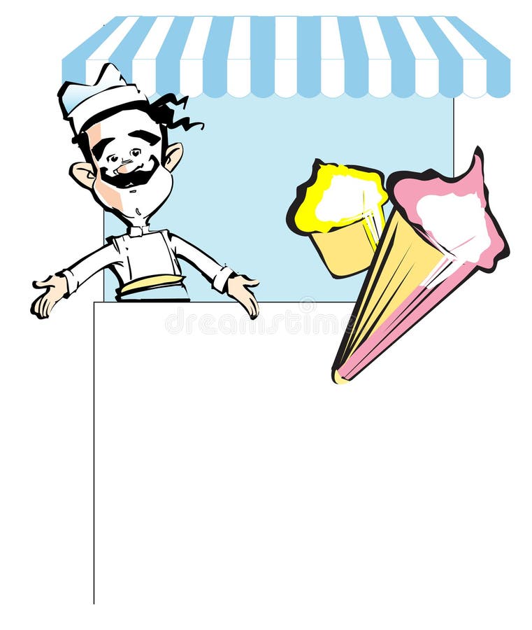 JOB SERIES ice cream stock vector. Illustration of eating 2574868