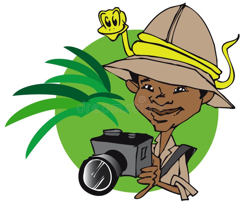 Job series - photographer royalty free illustration