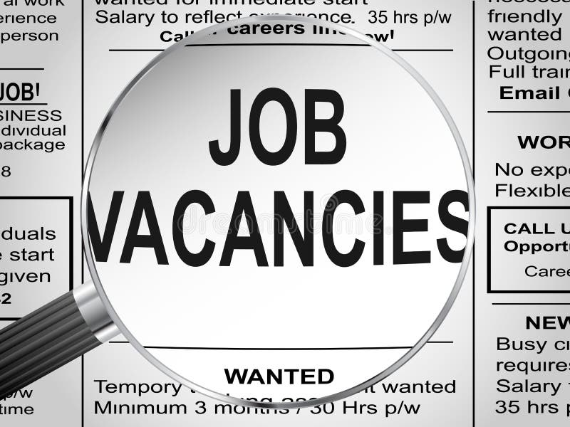 Job Vacancies stock vector. Illustration of personnel - 34065412
