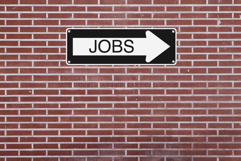 Jobs This Way stock photos