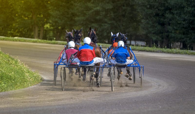 Racing Sulky Used In Harness Racing Without The Horse Stock Photo, Picture  and Royalty Free Image. Image 77450544.