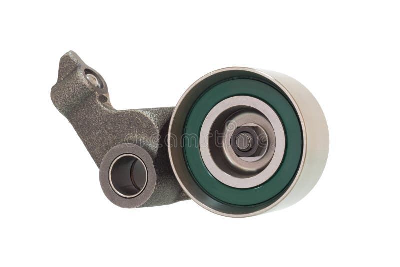 Jockey Pulley Isolated on White Stock Photo Image of motion, position