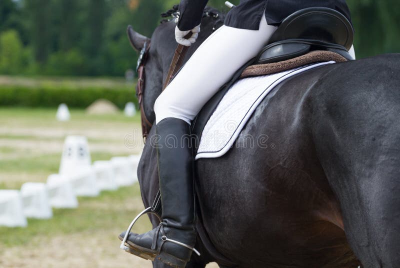 Jockey riding boot stock image. Image of showing, animal 88676513