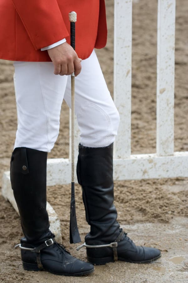 Jockey Wearing Riding Boots Stock Images Image 2333384