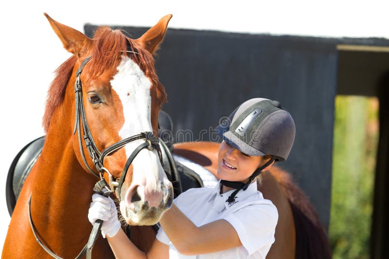 Jockey αλόγων purebred στοκ φωτογραφία με δικαίωμα ελεύθερης χρήσης