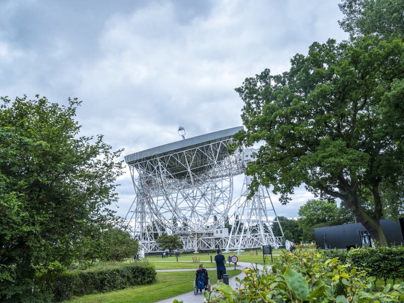 Jodrell Bank Radio Telescope is a British observatory that hosts a number of radio telescopes, and is part of the Jodrell Bank Centre for Astrophysics at the University of Manchester. The observatory was established in 1945 by Sir Bernard Lovell, a radio astronomer at the University of Manchester who wanted to investigate cosmic rays after his work on radar during the Second World War. It has since played an important role in the research of meteors, quasars, pulsars, masers and gravitational lenses, and was heavily involved with the tracking of space probes at the start of the Space Age. Jodrell Bank Radio Telescope is a British observatory that hosts a number of radio telescopes, and is part of the Jodrell Bank Centre for Astrophysics at the University of Manchester. The observatory was established in 1945 by Sir Bernard Lovell, a radio astronomer at the University of Manchester who wanted to investigate cosmic rays after his work on radar during the Second World War. It has since played an important role in the research of meteors, quasars, pulsars, masers and gravitational lenses, and was heavily involved with the tracking of space probes at the start of the Space Age.