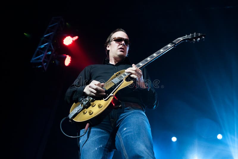 Joe Bonamassa, roccia di blu immagine stock Joe Bonamassa, roccia di blu immagine stock