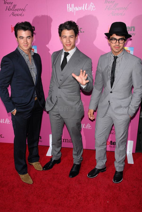 Joe Jonas, Nick Jonas & Kevin Jonas Editorial Stock Photo Image of