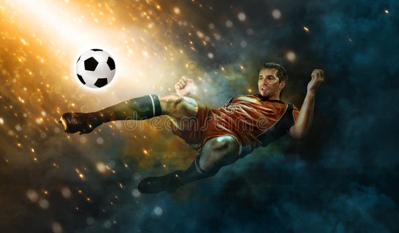 Conceito De Futebol. Apostas Desportivas No Futebol. Design Para Um  Livreiro. Banner De Download Para O Site Esportivo. Jogador De Foto de  Stock - Imagem de projeto, propaganda: 261470116