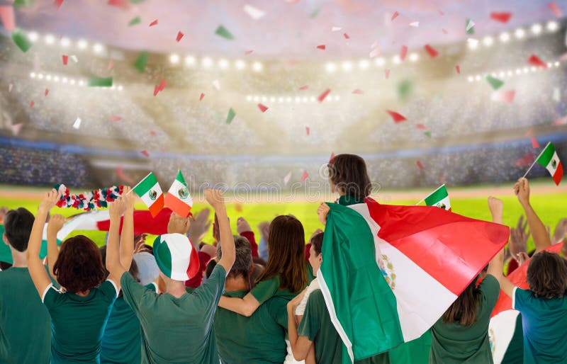 Jogador De Futebol Mexico No Estádio Imagem de Stock - Imagem de