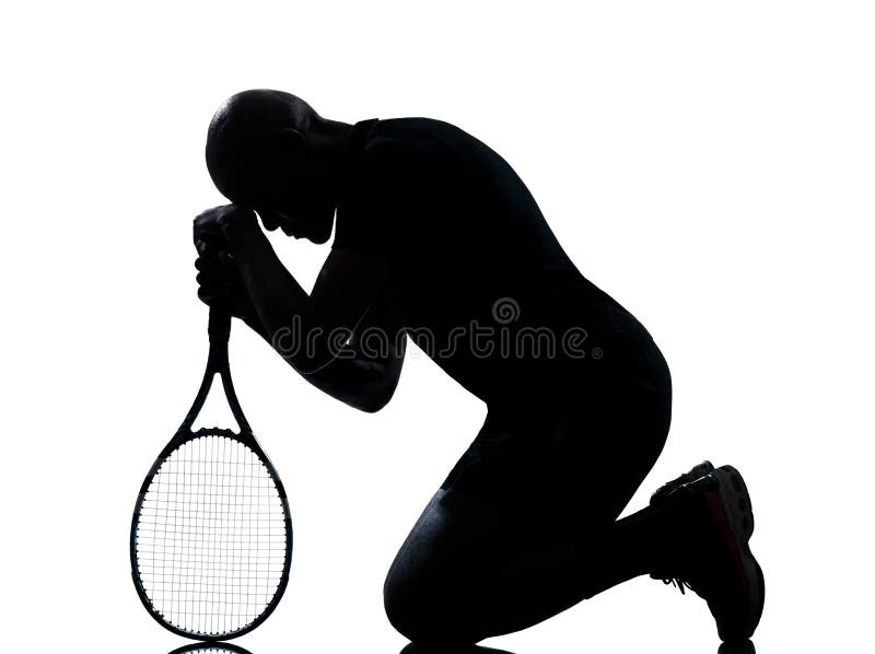 Jogador de ténis do homem fotografia de stock royalty free Jogador de ténis do homem fotografia de stock royalty free