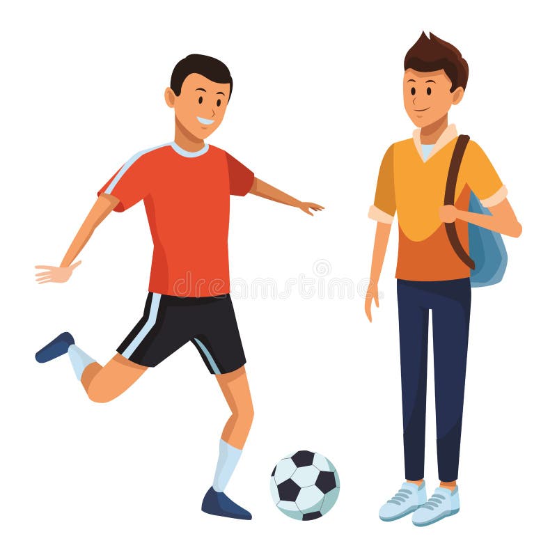 Futebol futebol esporte jogo desenhos animados em preto e branco imagem  vetorial de jemastock© 300394192