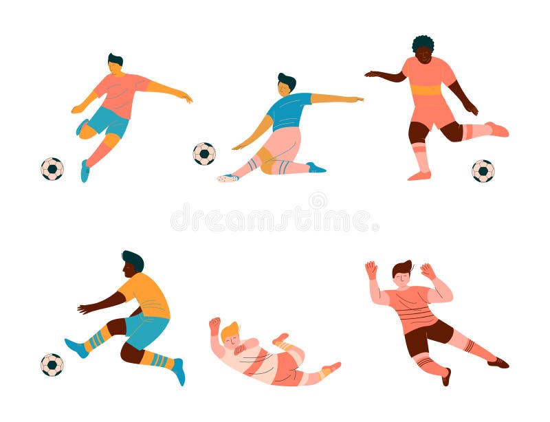 Página 2  Vetores e ilustrações de Jogo futebol infantil para