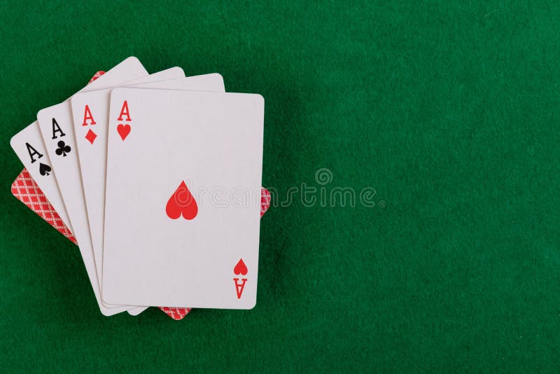 Cartas de jogar foto de stock
