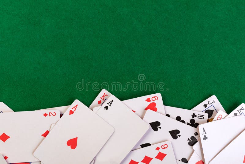 Cartas de jogar fotografia de stock royalty free