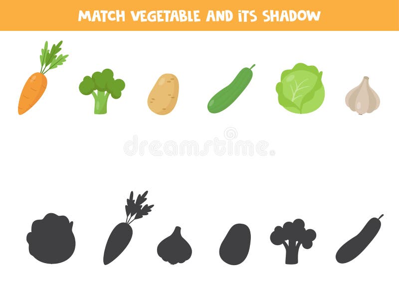 Encontre a sombra certa berinjela fofa jogo educativo com legumes jogos de  lógica para crianças
