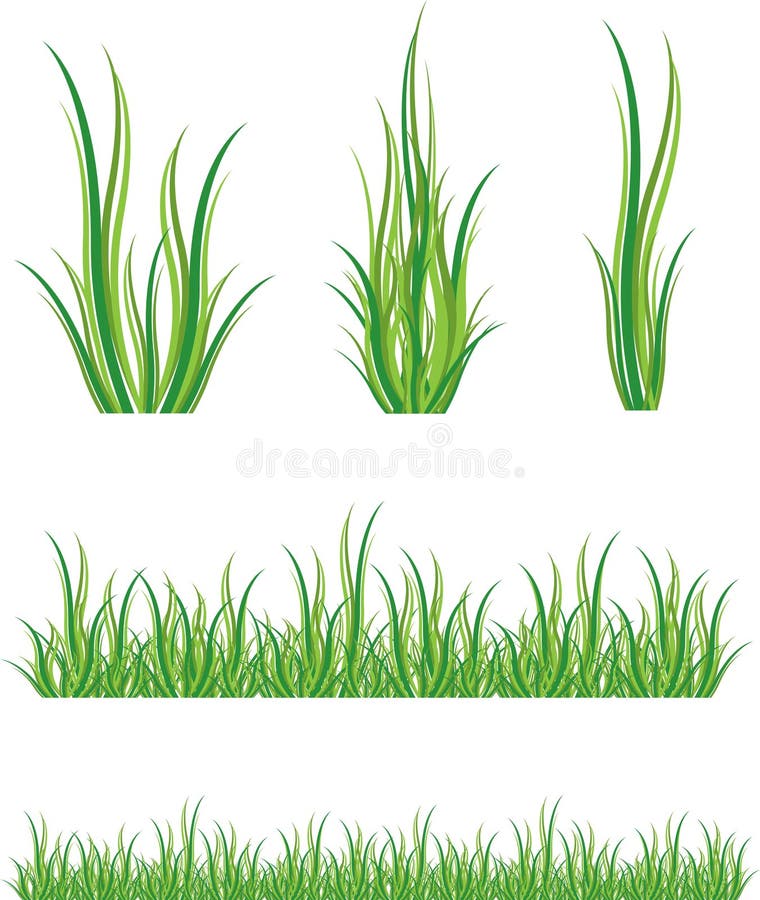 Jogo da grama verde ilustração do vetor Jogo da grama verde ilustração do vetor