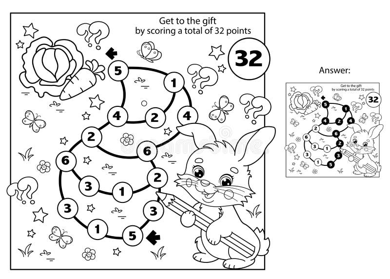 Planilha do jogo de matemática com livros e livros escolares, labirinto de  educação de vetor. quebra-cabeça infantil de matemática com adição e  subtração de números matemáticos, teste de aprendizado de lógica e