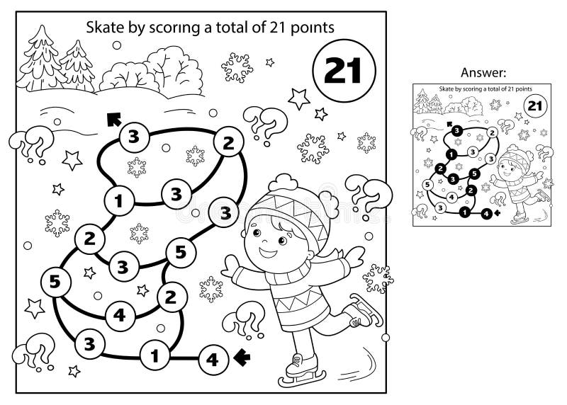 Números de subtração e adição de jogos de matemática infantil livro de  colorir com disco ufo alienígena mini tarefa