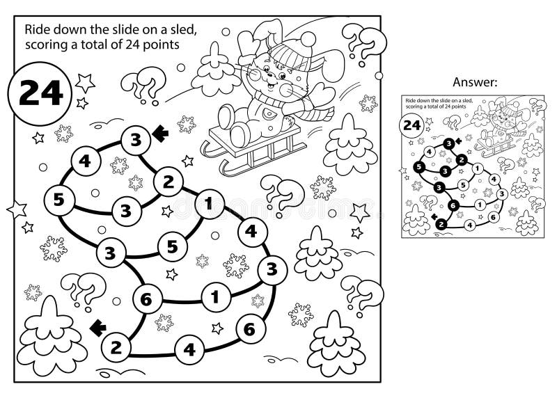 Planilha do jogo de matemática com livros e livros escolares, labirinto de  educação de vetor. quebra-cabeça infantil de matemática com adição e  subtração de números matemáticos, teste de aprendizado de lógica e