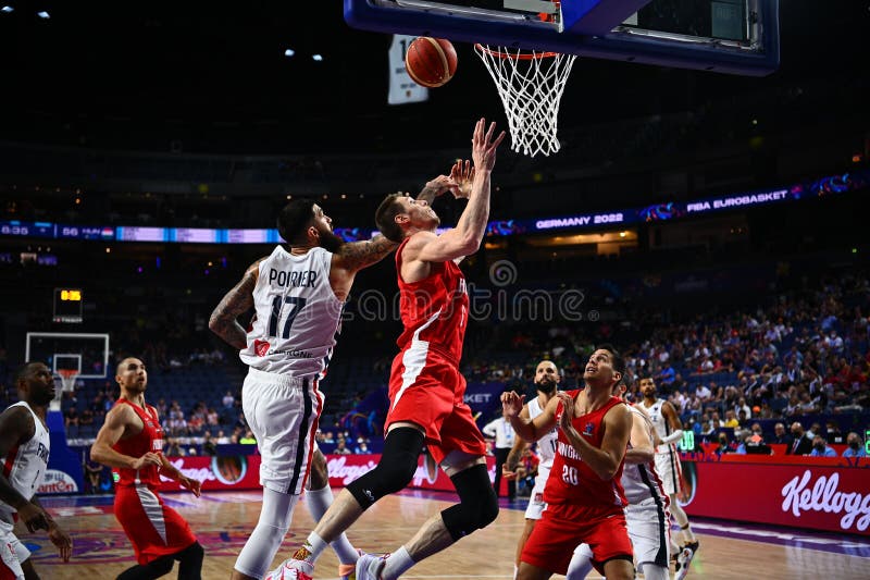 Jogo De Basquete Da Eurobasket 2022 França Vs Hungria Imagem Editorial -  Imagem de americano, europeu: 255234750